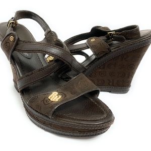 RocaWear Sandals with Platform Slingback Wedges